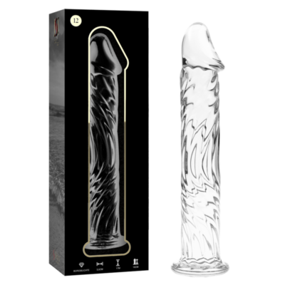 Alternative view of NEBULA SERIES BY IBIZA&trade; - MODELO 12 DILDO VIDRO BOROSILICADO 17 X 3,5 CM TRANSPARENTE
