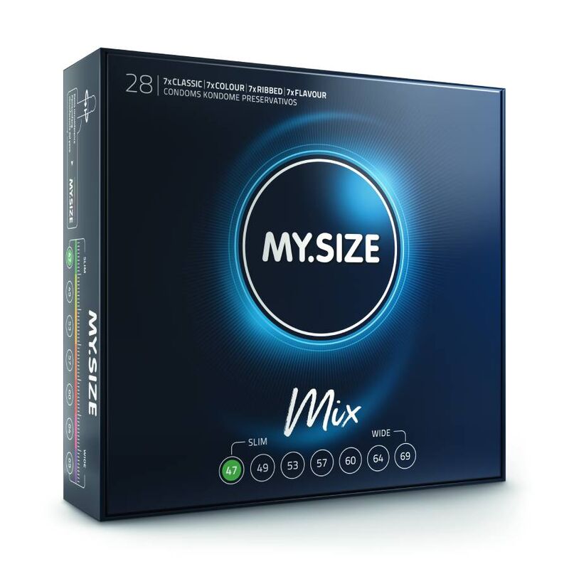 MY SIZE MIX CONDOMS 47 MM 28 UNITS 1 My size mix condoms 47 mm 28 units