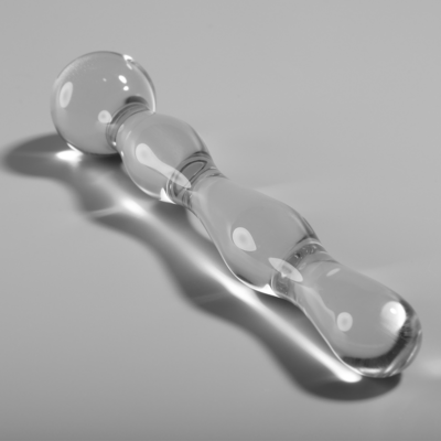 Nebula series by ibiza - modelo 13 dildo vidro borosilicado 18 x 3,5 cm transparente nebula series by ibiza caliente. Pt
