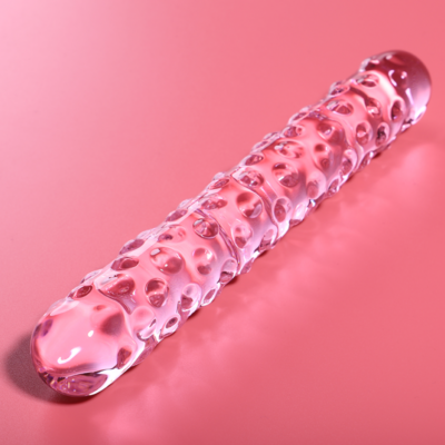 Nebula series by ibiza - modelo 15 dildo vidro borosilicado 18,5 x 3 cm rosa nebula series by ibiza caliente. Pt