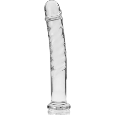 Nebula series by ibiza - modelo 16 dildo vidro borosilicado 18,5 x 3 cm transparente nebula series by ibiza caliente. Pt