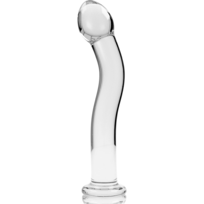 Série nebula by ibiza - modelo 18 dildo vidro borosilicado 18,5 x 3,5 cm transparente nebula series by ibiza caliente. Pt