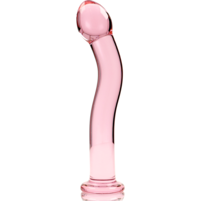 Nebula series by ibiza - modelo 18 dildo vidro borosilicado 18,5 x 3,5 cm rosa nebula series by ibiza caliente. Pt