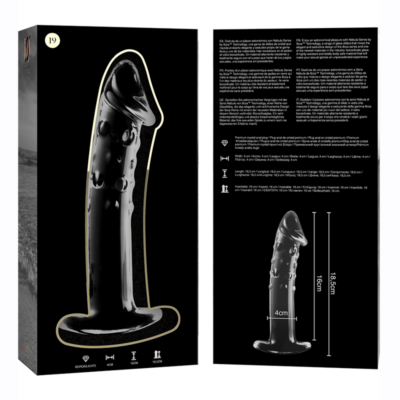Nebula series by ibiza - modelo 19 dildo vidro borosilicado 18,5 x 4 cm transparente nebula series by ibiza caliente. Pt