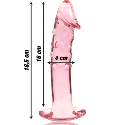 Nebula series by ibiza - modelo 19 dildo vidro borosilicado 18,5 x 4 cm rosa nebula series by ibiza caliente. Pt