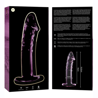 Nebula series by ibiza - modelo 19 dildo vidro borosilicado 18,5 x 4 cm rosa nebula series by ibiza caliente. Pt