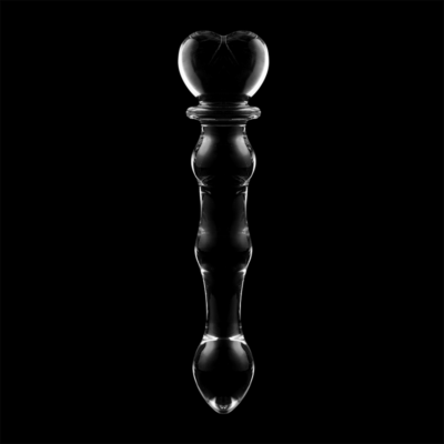 Nebula series by ibiza - modelo 21 dildo vidro borosilicado 20,5 x 3,5 cm transparente nebula series by ibiza caliente. Pt