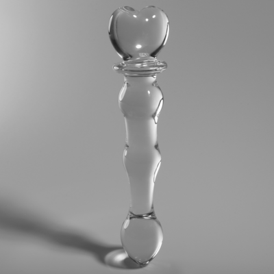Nebula series by ibiza - modelo 21 dildo vidro borosilicado 20,5 x 3,5 cm transparente nebula series by ibiza caliente. Pt