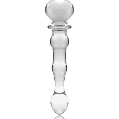 Nebula series by ibiza - modelo 21 dildo vidro borosilicado 20,5 x 3,5 cm transparente nebula series by ibiza caliente. Pt