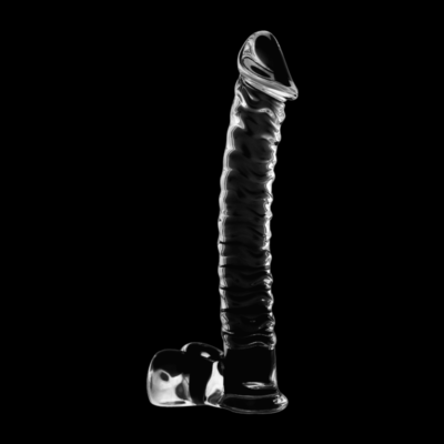 Nebula series by ibiza - modelo 23 dildo vidro borosilicado 21,5 x 4 cm transparente nebula series by ibiza caliente. Pt