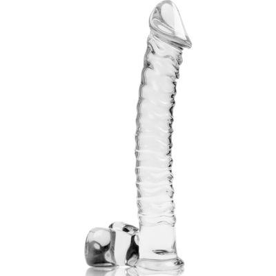 Nebula series by ibiza - modelo 23 dildo vidro borosilicado 21,5 x 4 cm transparente nebula series by ibiza caliente. Pt