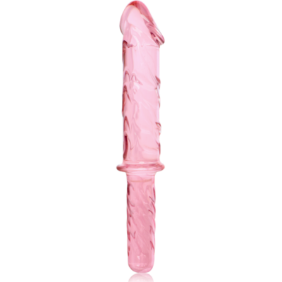 Nebula series by ibiza - modelo 24 dildo vidro borosilicado 28,5 x 5 cm rosa nebula series by ibiza caliente. Pt