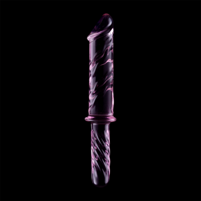 Nebula series by ibiza - modelo 24 dildo vidro borosilicado 28,5 x 5 cm rosa nebula series by ibiza caliente. Pt