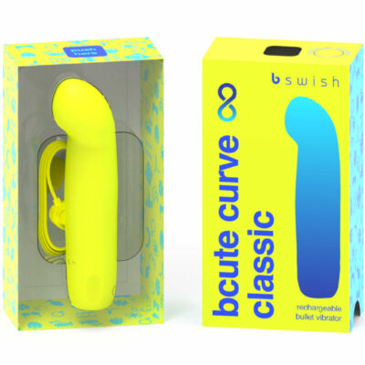 Alternative view of B SWISH - BCUTE CURVE INFINITE CLASSIC VIBRADOR RECARGABLE SILICONA AMARILLO