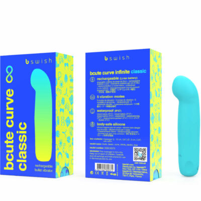 B swish - bcute curve infinite classic silicone rechargeable vibrator electric blue b swish caliente. Pt