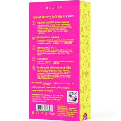 B swish - bwild bunny infinite classic silicone rechargeable vibrator sunset pink b swish caliente. Pt