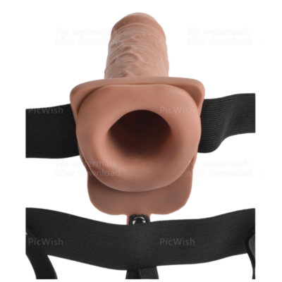 Série fetish fantasy - arnês ajustável pênis realista com bolas recarregáveis e vibrador 17,8 cm fetish fantasy series caliente. Pt