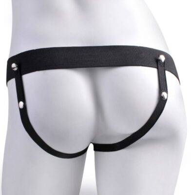 Série fetish fantasy - arnês ajustável pênis realista com bolas recarregáveis e vibrador 17,8 cm fetish fantasy series caliente. Pt