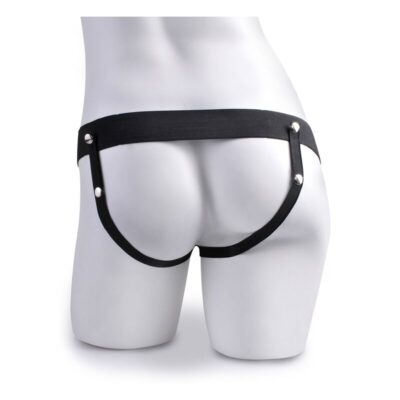 Fetish fantasy series - arnês ajustável pênis realístico com bolas squirting 19 cm fetish fantasy series caliente. Pt