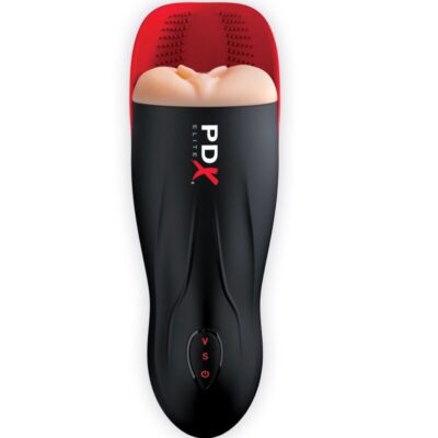 Alternative view of PDX ELITE - STROKER FUCK-O-MATIC VAGINA DUPLA VIBRAÇÃO PÊNIS E TESTÍCULOS MASTURBADOR