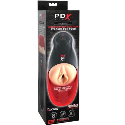 Pdx elite - stroker fuck-o-matic vagina dupla vibração pênis e testículos pdx elite caliente. Pt