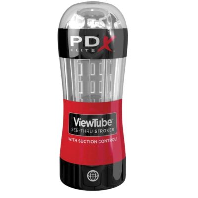 Alternative view of PDX ELITE - STROKER VIEWTUBE CONTROL MASTURBADOR DE SUCÇÃO TRANSPARENTE