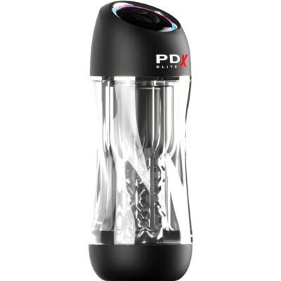 Alternative view of PDX ELITE - MASTURBADOR VIBRADOR TRANSPARENTE STROKER VIEWTUBE PRO