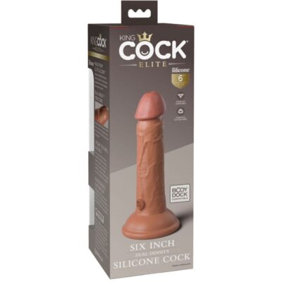 KING COCK ELITE - DILDO DE SILICONE REALISTA 15,2 CM CANDY 10 King cock elite - dildo de silicone realístico 15,2 cm caramelo king cock caliente. Pt