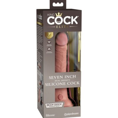 KING COCK ELITE - DILDO SILICONE REALISTA 17,8 CM 9 King cock elite - dildo silicone realista 17,8 cm king cock caliente. Pt