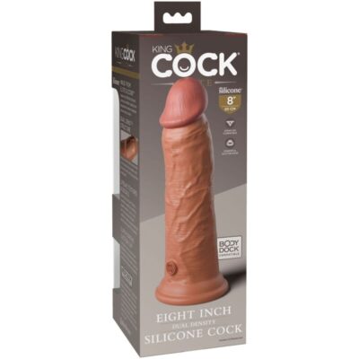 KING COCK ELITE - DILDO DE SILICONE REALISTA 20,3 CM CANDY 11 King cock elite - dildo de silicone realista 20,3 cm caramelo king cock caliente. Pt