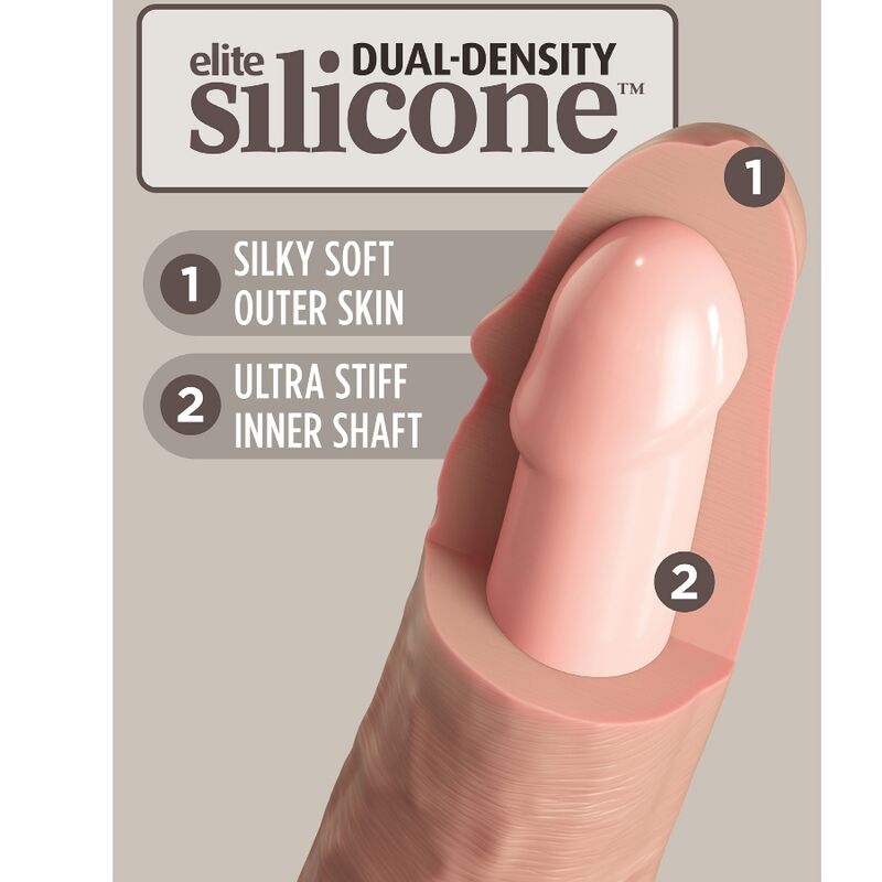KING COCK ELITE - DILDO SILICONE REALISTA 23 CM 4 King cock elite - dildo silicone realista 23 cm - image 4