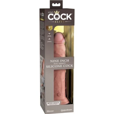 KING COCK ELITE - DILDO SILICONE REALISTA 23 CM 10 King cock elite - dildo silicone realista 23 cm king cock caliente. Pt