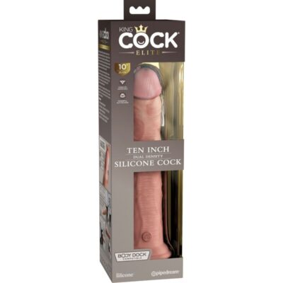 KING COCK ELITE - DILDO SILICONE REALISTA 25,4 CM 10 King cock elite - dildo silicone realista 25,4 cm king cock caliente. Pt
