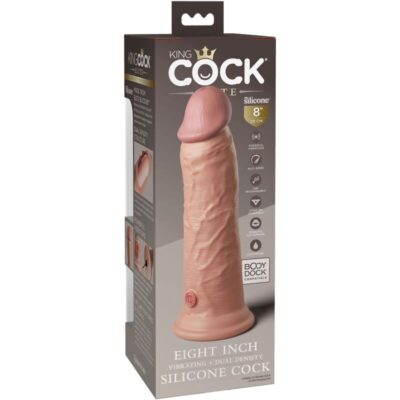 King cock elite - vibrador realístico e silicone 20,3 cm king cock caliente. Pt