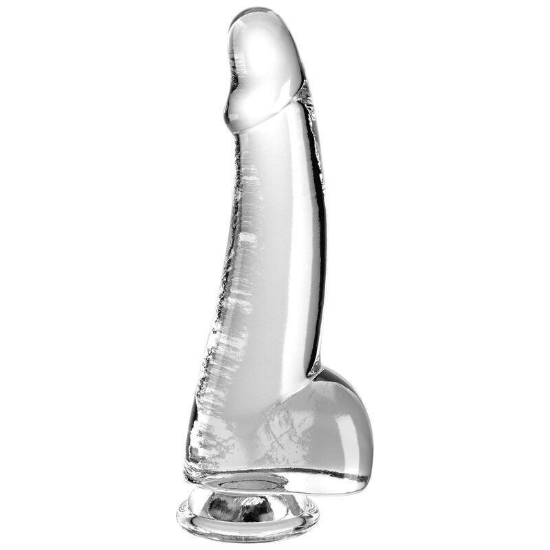 KING COCK CLEAR - DILDO COM TESTÍCULOS 15,2 CM TRANSPARENTE 1 King cock clear - dildo com testículos 15,2 cm transparente