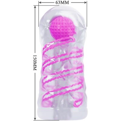 Pretty love - fantasy male masturbator with internal spiral and balls transparent pretty love male caliente. Pt