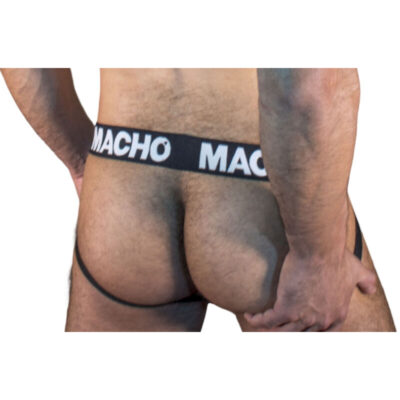 Macho - mx25nn jock preto s macho underwear caliente. Pt
