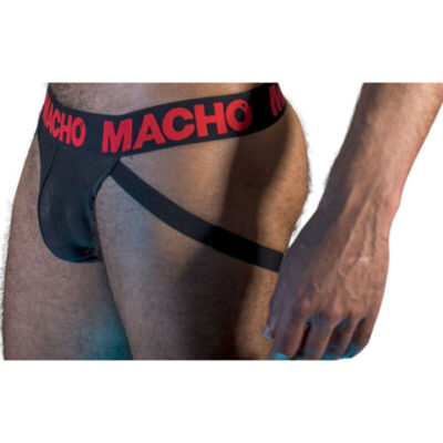 Alternative view of MACHO - MX26X2 JOCK PRETO/VERMELHO L