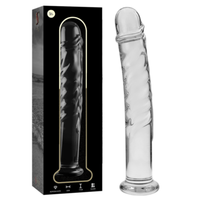 Alternative view of NEBULA SERIES BY IBIZA - MODELO 16 DILDO VIDRO BOROSILICADO 18,5 X 3 CM TRANSPARENTE