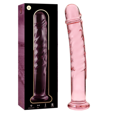 Alternative view of NEBULA SERIES BY IBIZA - MODELO 16 DILDO VIDRO BOROSILICADO 18,5 X 3 CM ROSA