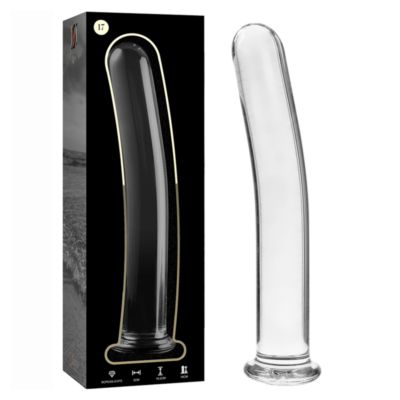 Alternative view of NEBULA SERIES BY IBIZA - MODELO 17 DILDO VIDRO BOROSILICADO 18,5 X 3 CM TRANSPARENTE