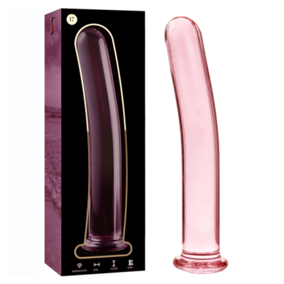 Alternative view of NEBULA SERIES BY IBIZA - MODELO 17 DILDO VIDRO BOROSILICADO 18,5 X 3 CM ROSA