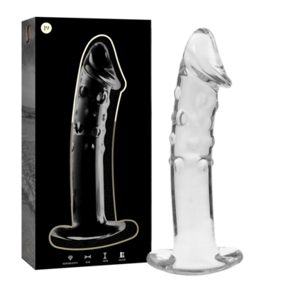 Alternative view of NEBULA SERIES BY IBIZA - MODELO 19 DILDO VIDRO BOROSILICADO 18,5 X 4 CM TRANSPARENTE