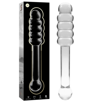 Alternative view of NEBULA SERIES BY IBIZA - MODELO 20 DILDO VIDRO BOROSILICADO 20,5 X 3 CM TRANSPARENTE