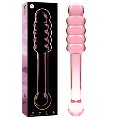 Alternative view of NEBULA SERIES BY IBIZA - MODELO 20 DILDO VIDRO BOROSILICADO 20,5 X 3 CM ROSA