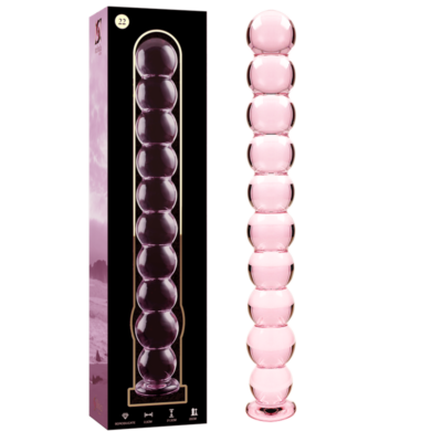 Alternative view of NEBULA SERIES BY IBIZA - MODELO 22 DILDO VIDRO BOROSILICADO 21,5 X 2,5 CM ROSA