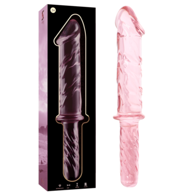 Alternative view of NEBULA SERIES BY IBIZA - MODELO 24 DILDO VIDRO BOROSILICADO 28,5 X 5 CM ROSA