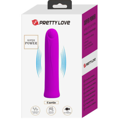 Pretty love - vibrador curtis mini super power 12 vibraões de silicone violeta pretty love flirtation caliente. Pt