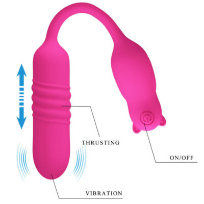Pretty love - bala vibrante de silicone rosa pretty love flirtation caliente. Pt