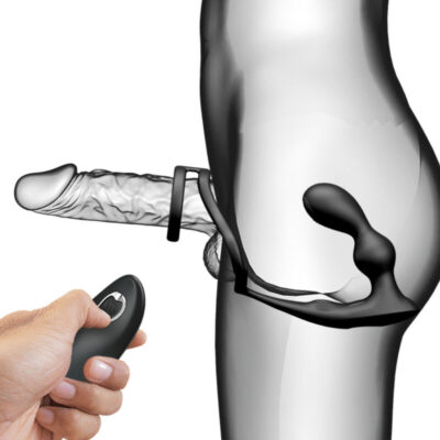 Pretty love - anel para pênis marshall com plug anal vibratório com controle remoto - image 8